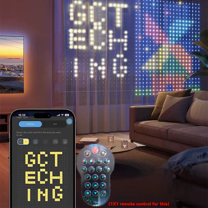 Smart RGB Curtain Lights