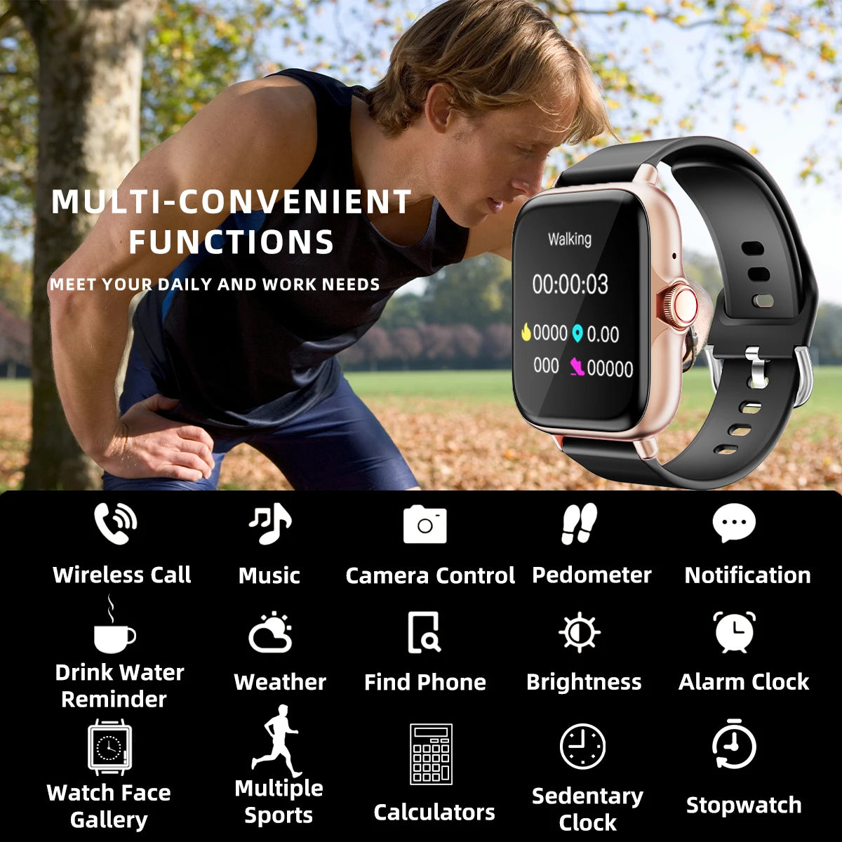 Waterproof Smartwatch 1.83"