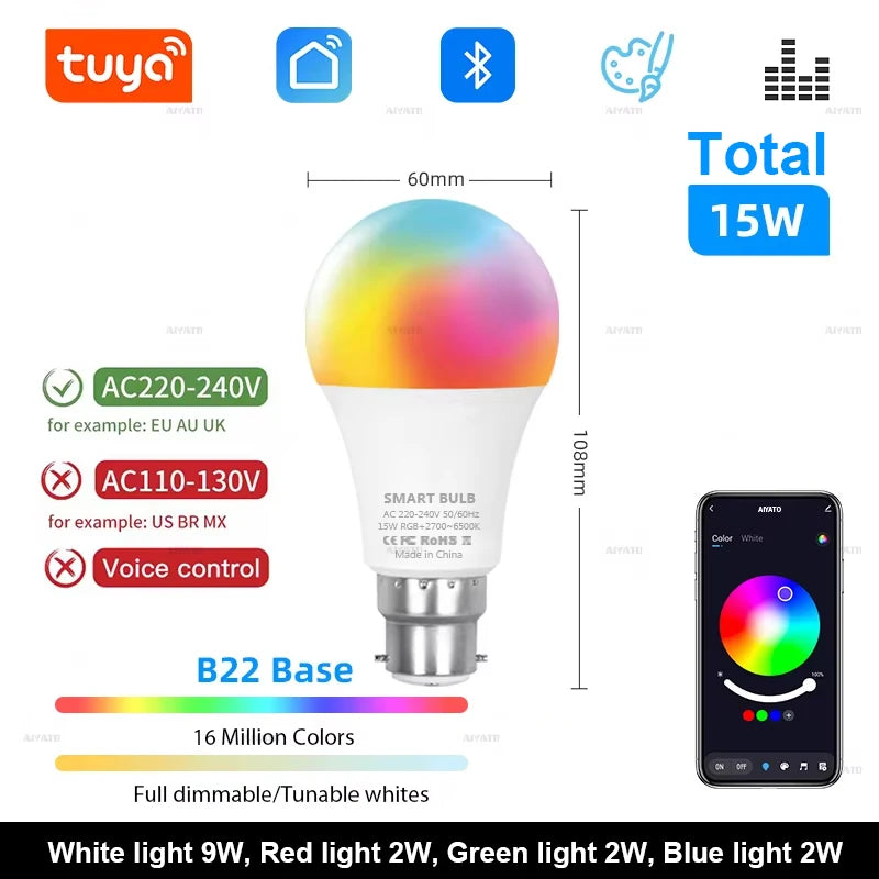 Smart LED Bulb Color Changing