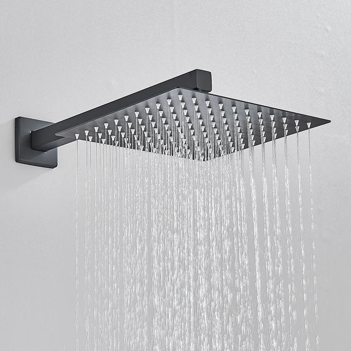 Black Concealed Shower Set