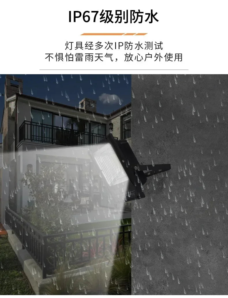 Outdoor Solar LED Flood Light – 50W–500W