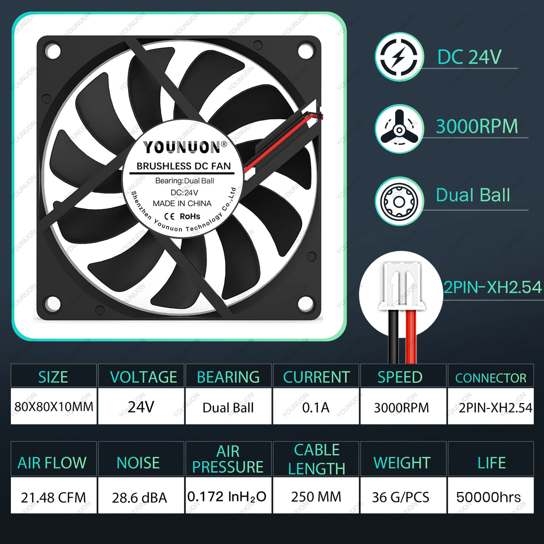 PC Fan Computer Case  Fan Cooler
