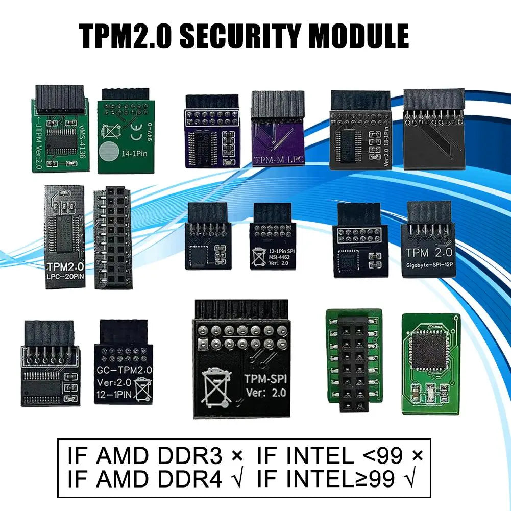 TPM 2.0 Security Module 14Pin