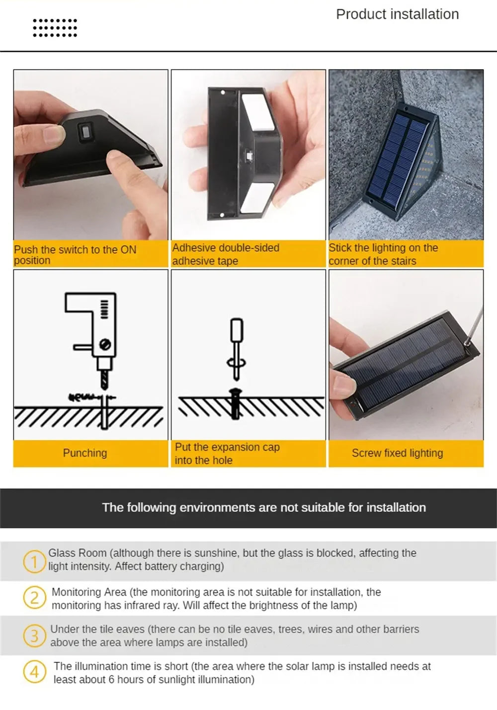 LED Solar Step Lights