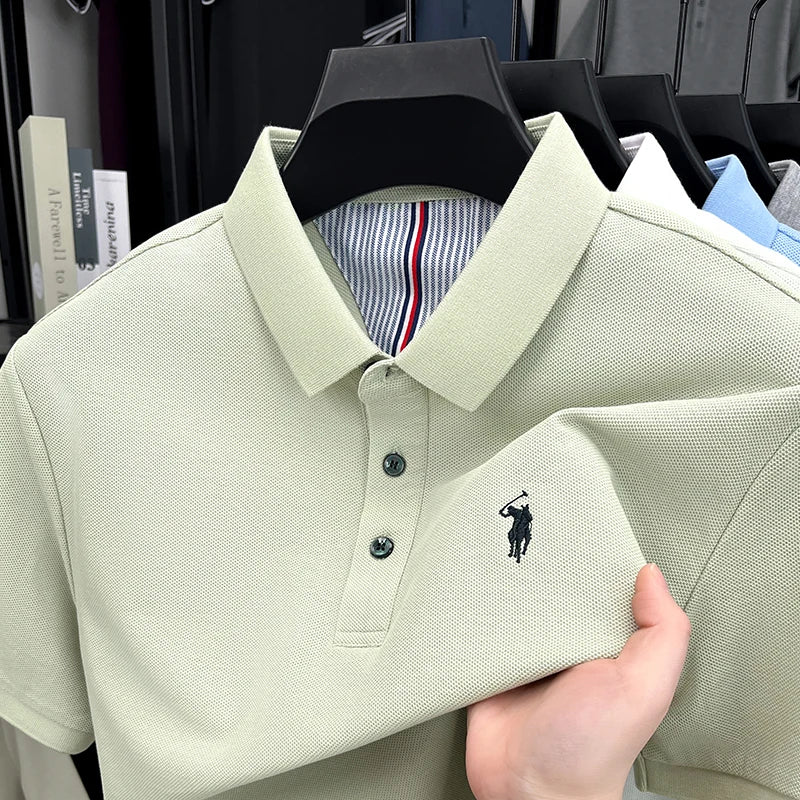 Men's Cotton Polo Shirt Embroidered