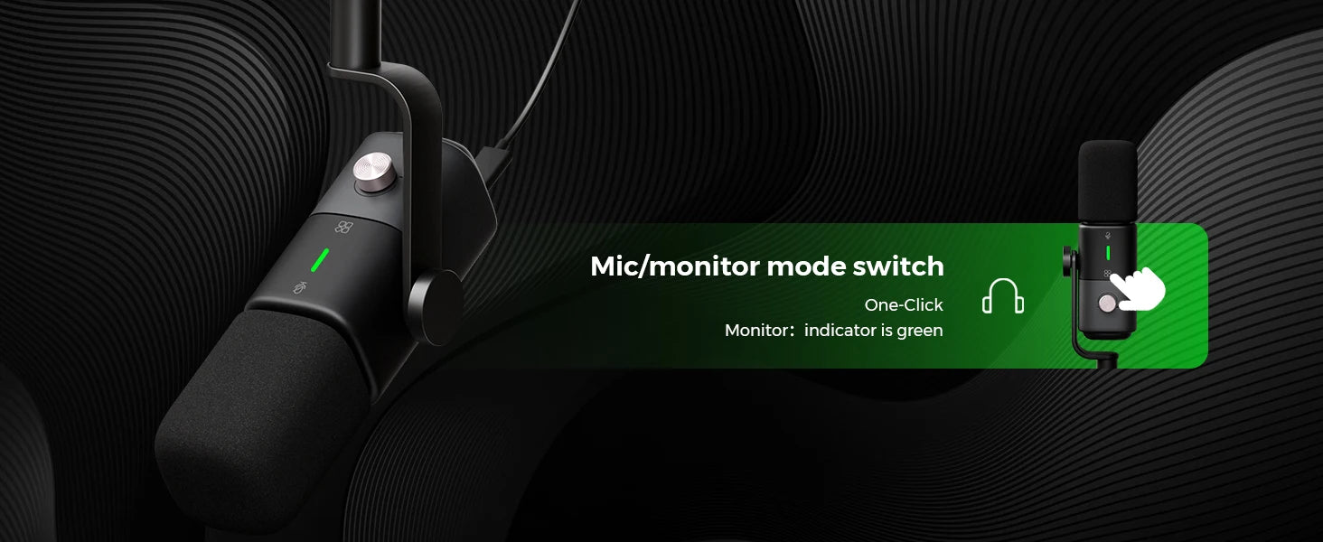 Professional USB XLR Dynamic Microphone