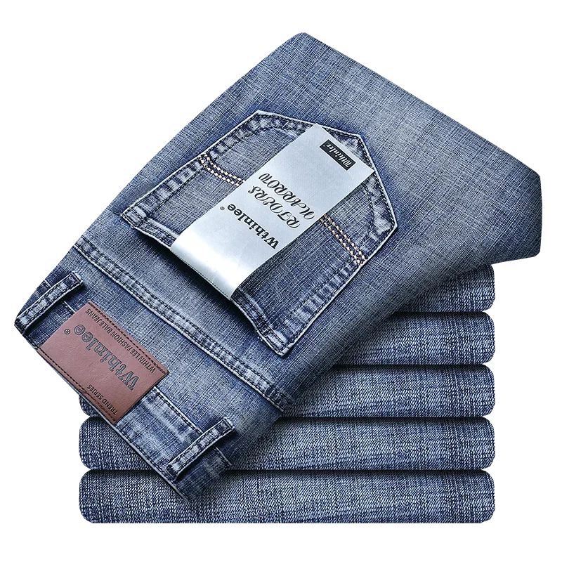 Men's Business Casual Straight Jeans
