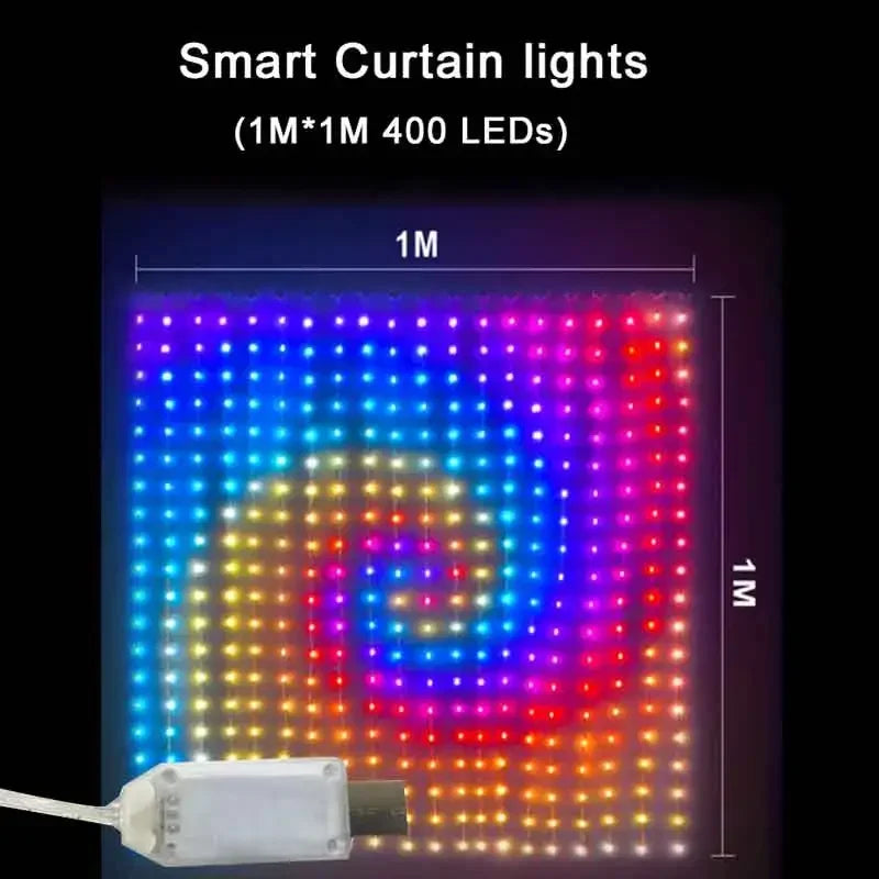 Smart RGB Curtain Lights