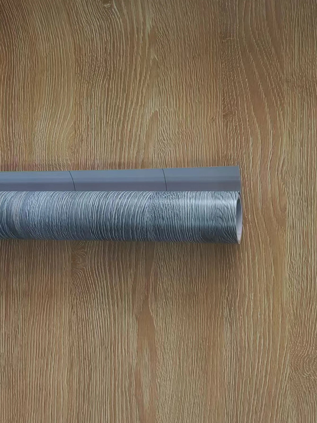 Gray/Yellow Wood Grain Peel & Stick Wallpaper