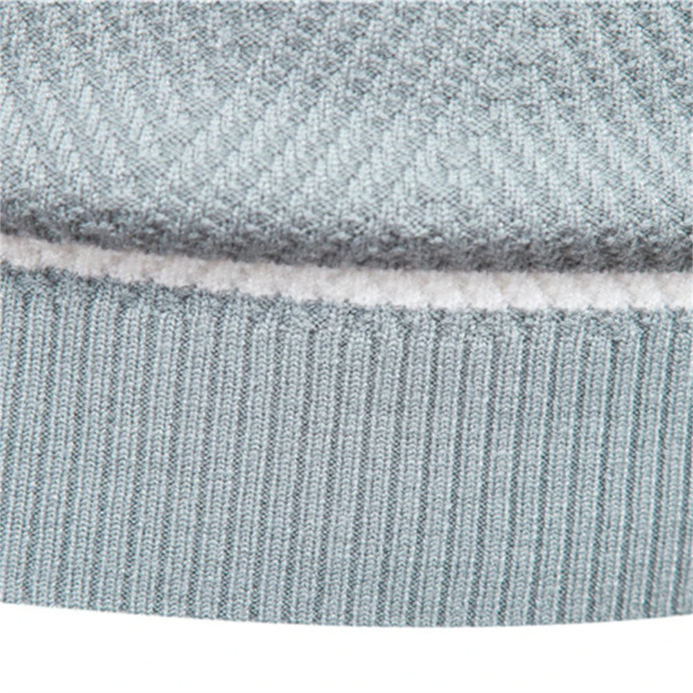 Men’s Patchwork Pullover Sweater