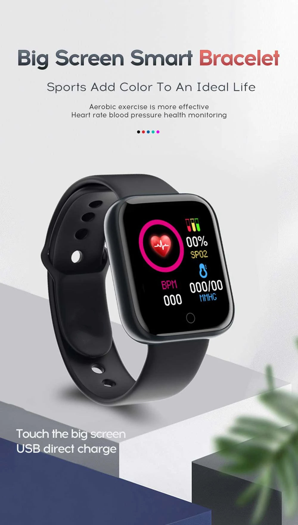 Fitness Smartwatch with Music