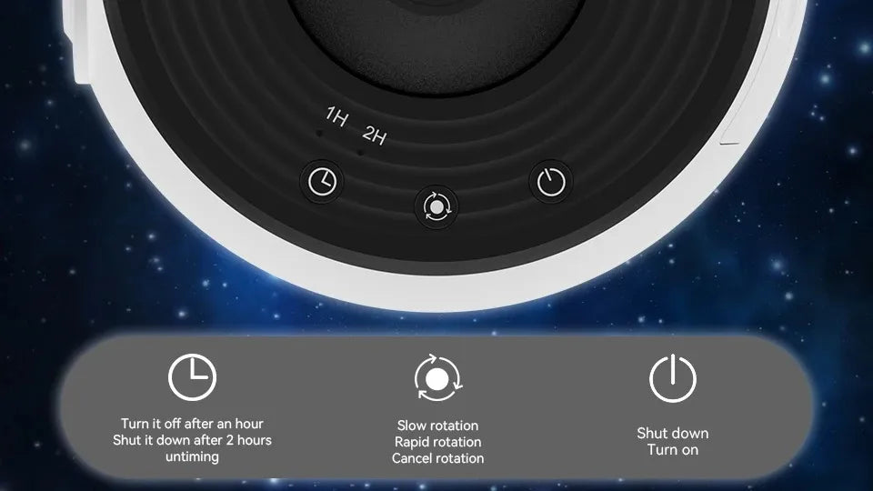 Galaxy Star Projector Lamp