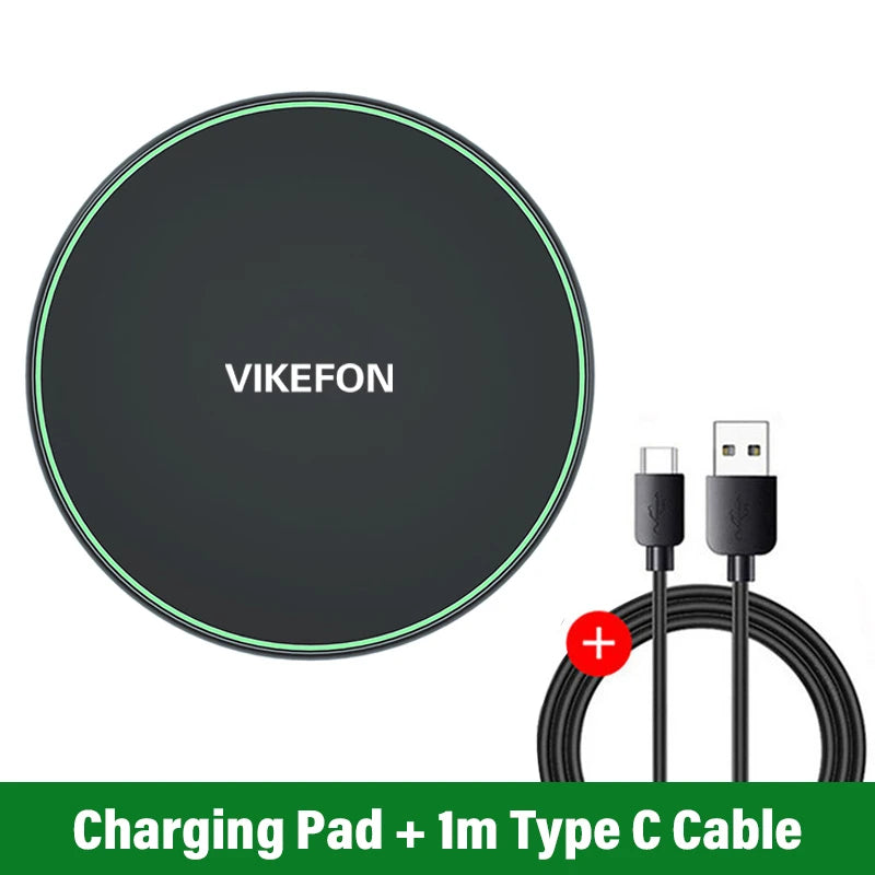 Wireless Charger for iPhone & Samsung