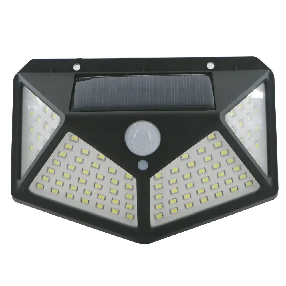 100 LED Solar Motion Wall Light