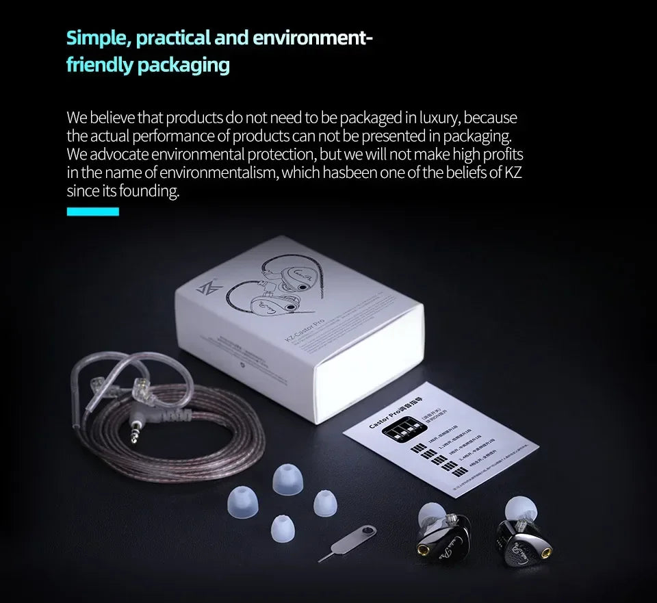 KZ Castor PRO HiFi Earphones