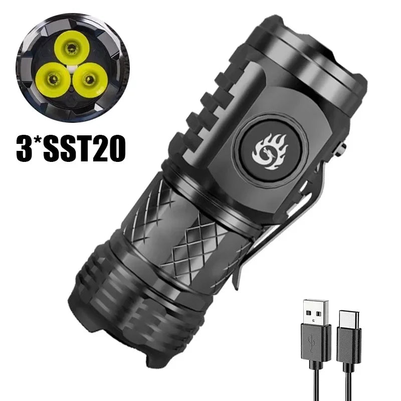 High-Quality LED Rechargeable Flashlight