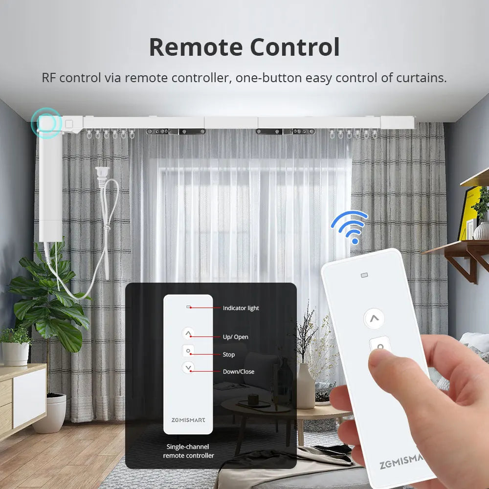 Zemismart Smart Motorized Curtain