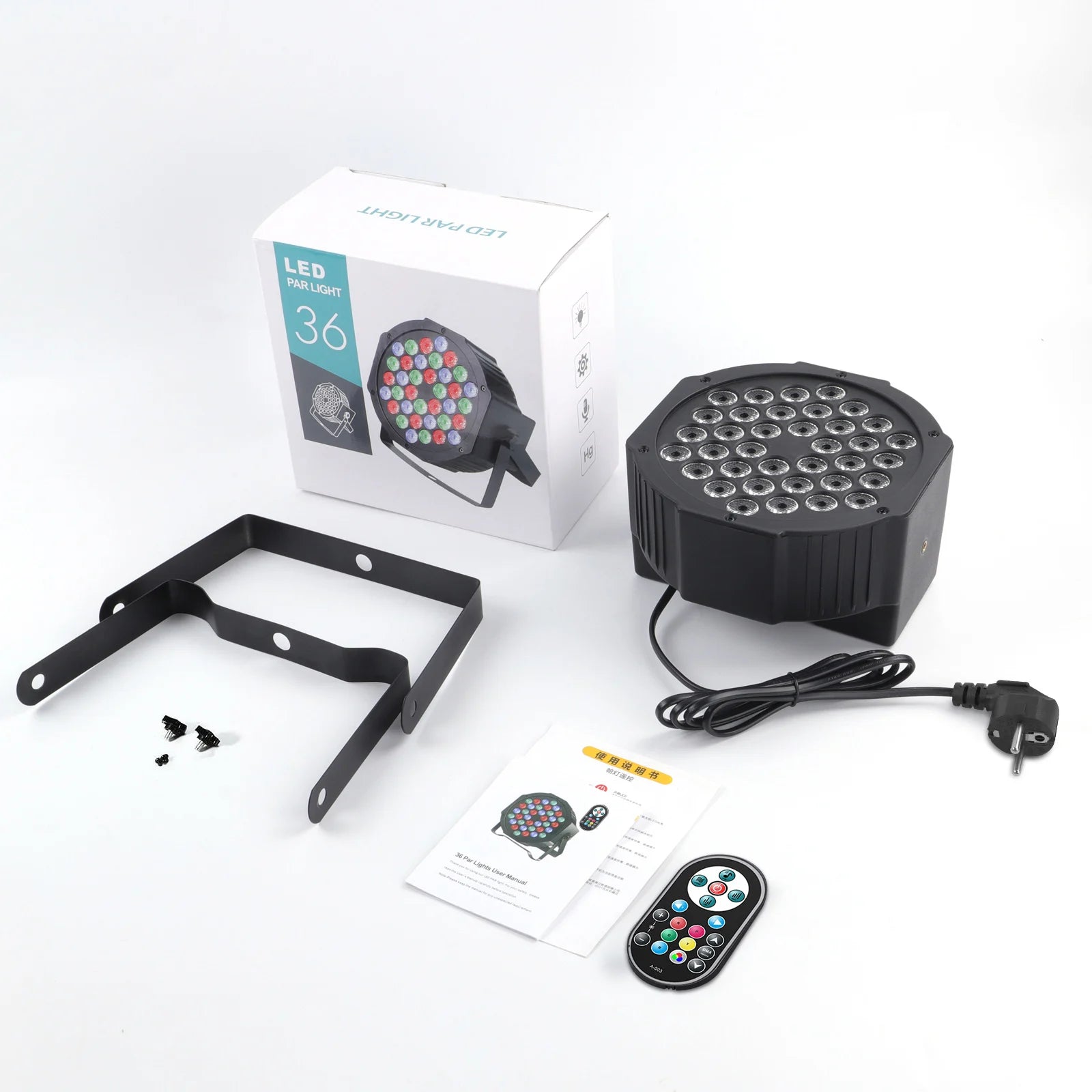 2PCS RGB Stage Par Lights