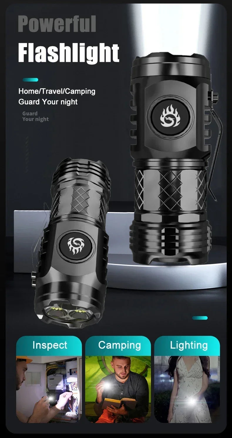 High-Quality LED Rechargeable Flashlight