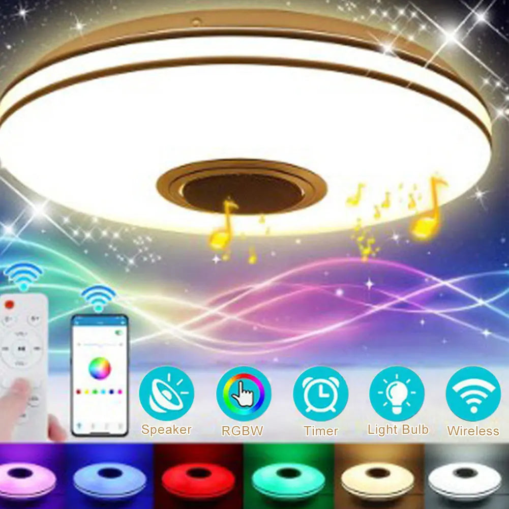 LED Ceiling Light Smart Bluetooth Speaker