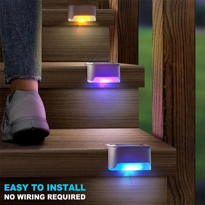 Solar LED Deck Step Lights