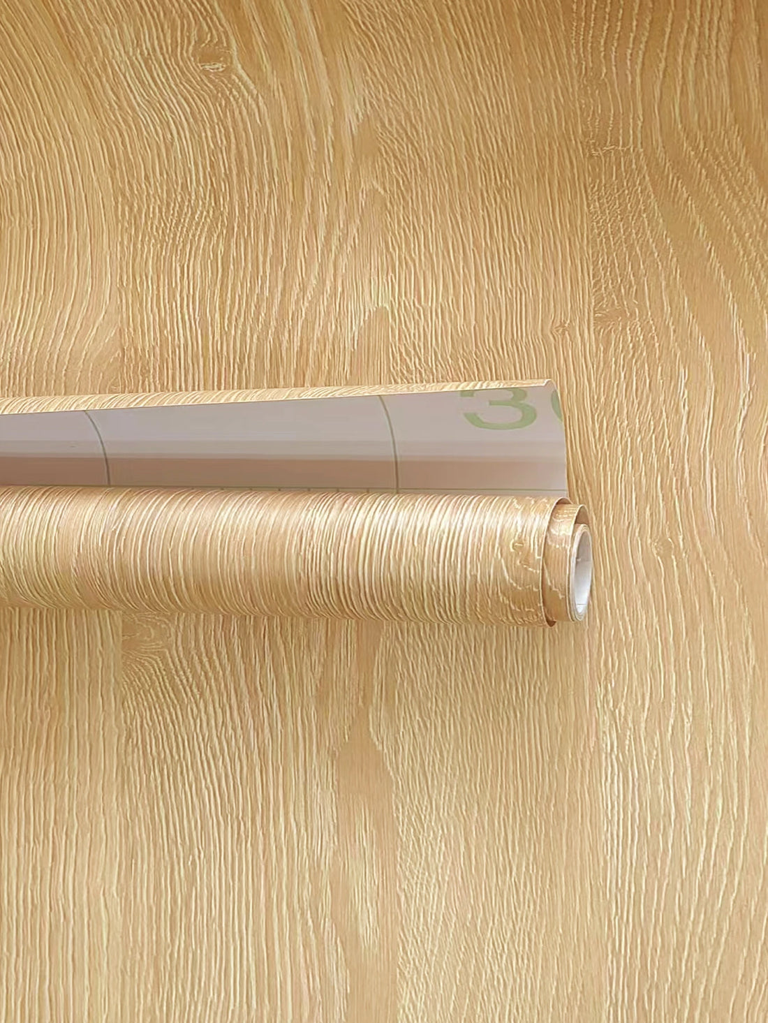 Gray/Yellow Wood Grain Peel & Stick Wallpaper