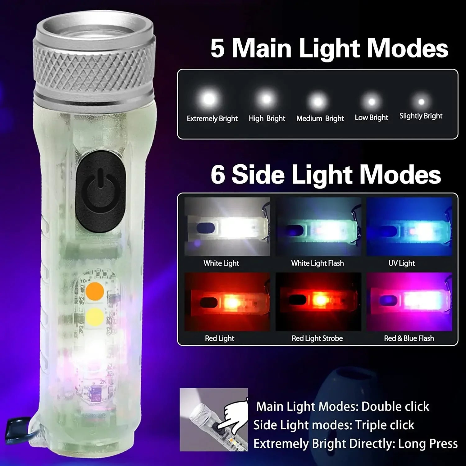 Mini Keychain Flashlight