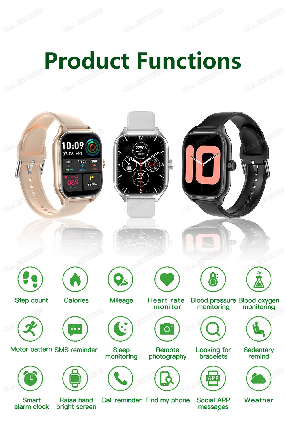 Smart Watch For Android IOS Watches