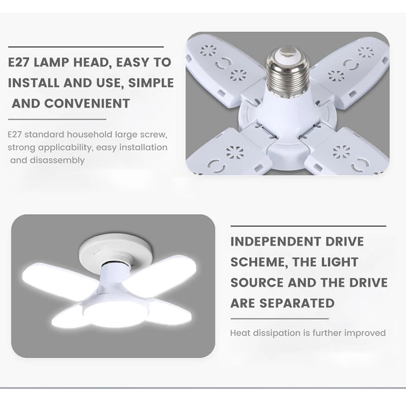 Foldable LED Bulb 28W E27