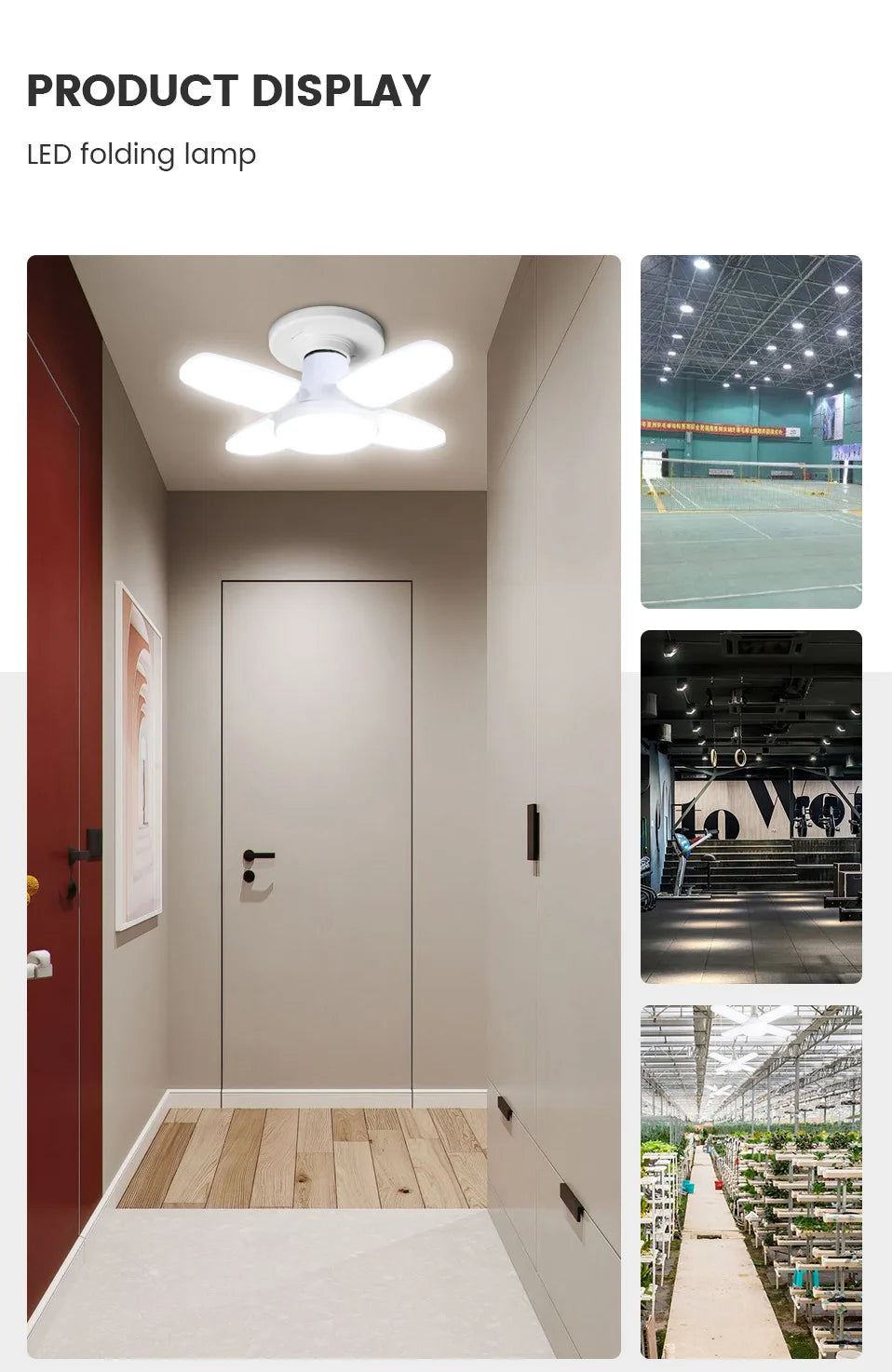 Foldable LED Bulb 28W E27