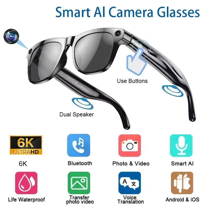 AI Smart Glasses 6K