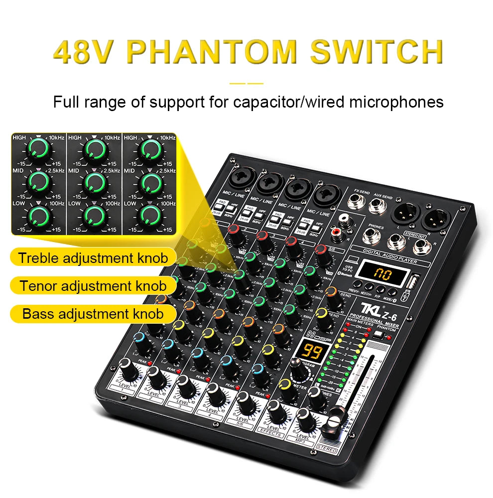 Bluetooth Karaoke Mixer
