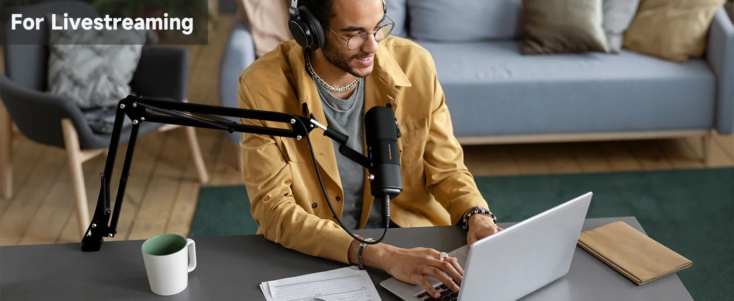 Professional USB XLR Dynamic Microphone