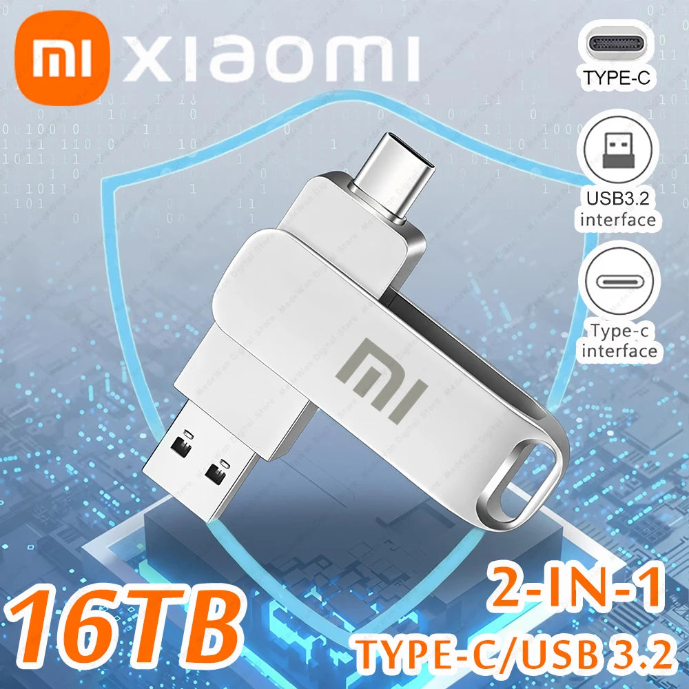 16TB USB 3.2 High-Speed Flash Drive