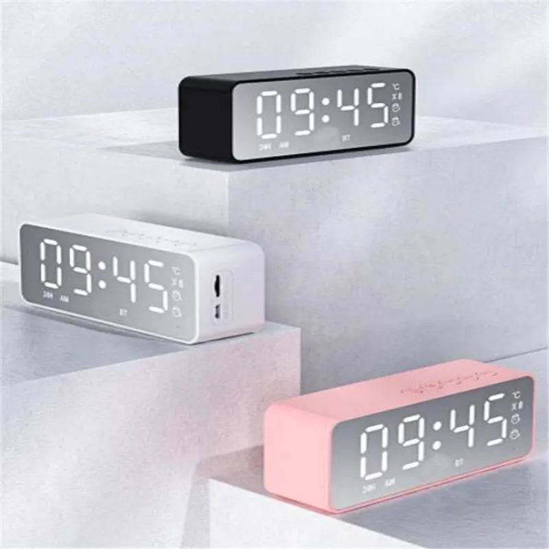 Portable Bluetooth Speaker Mini Alarm