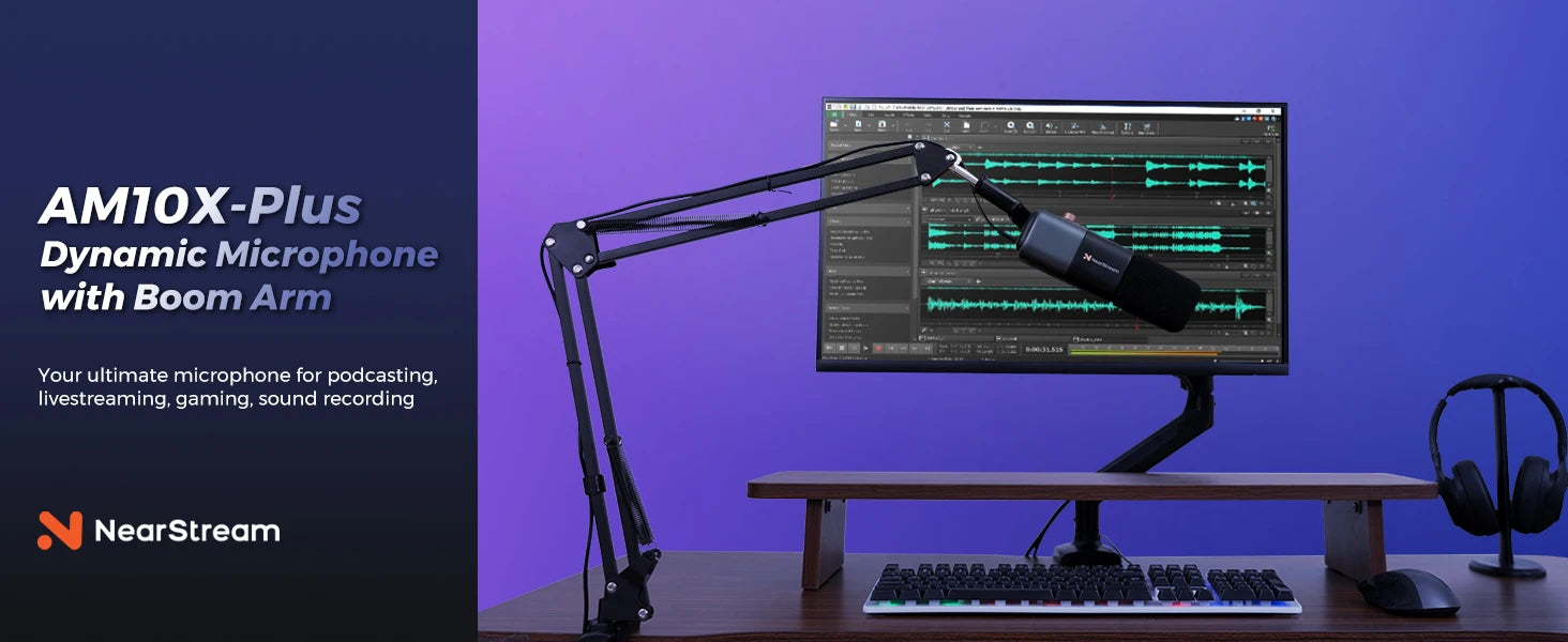 Professional USB XLR Dynamic Microphone