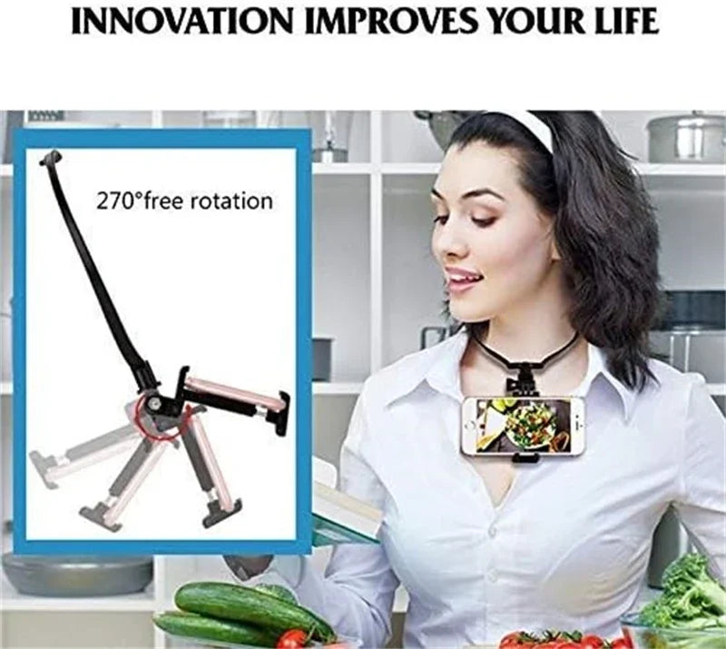 Hands-Free Smartphone Neck Mount