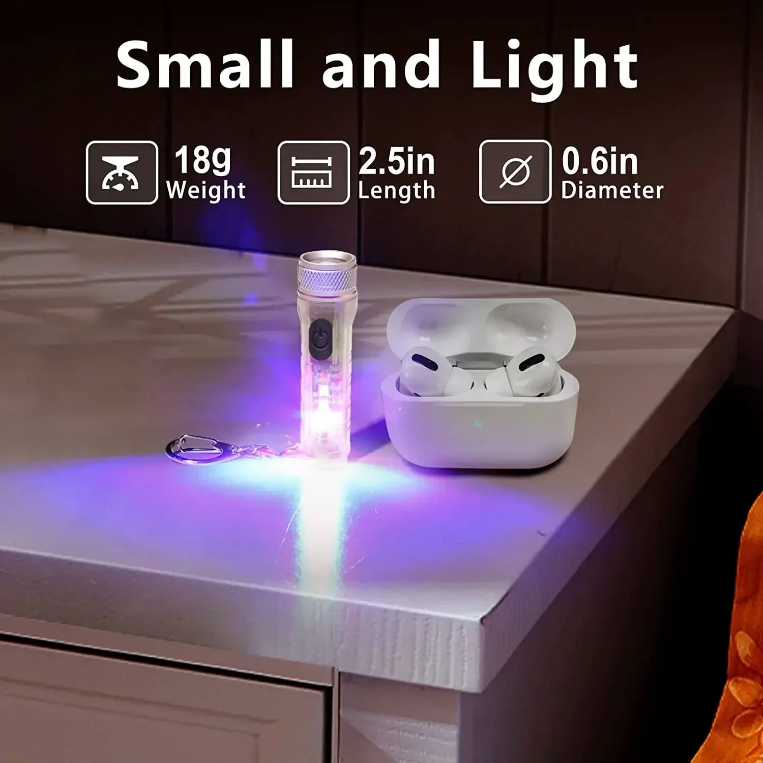 Mini Keychain Flashlight