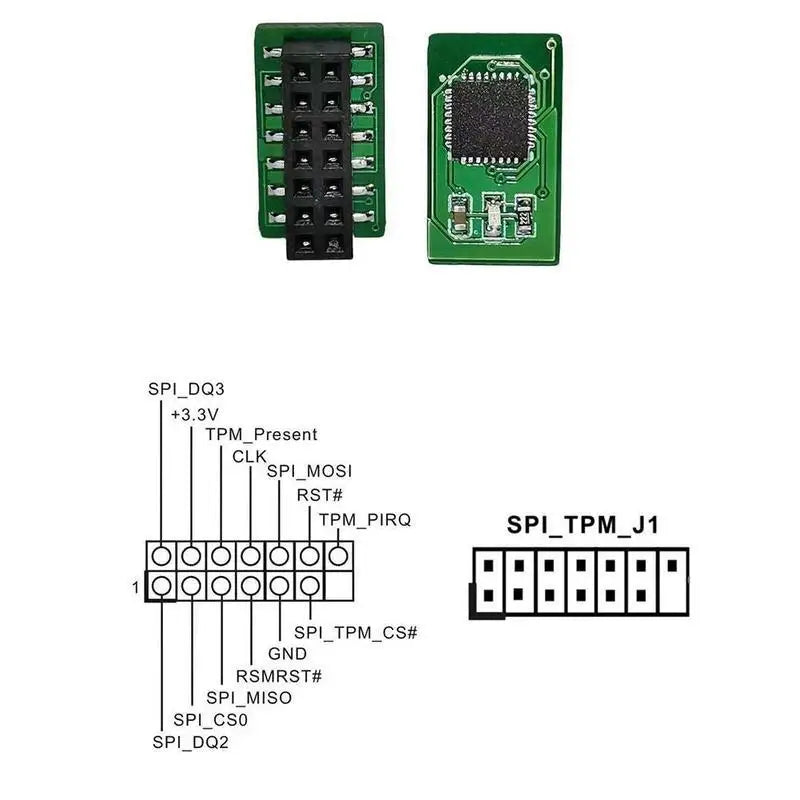 TPM 2.0 Security Module 14Pin