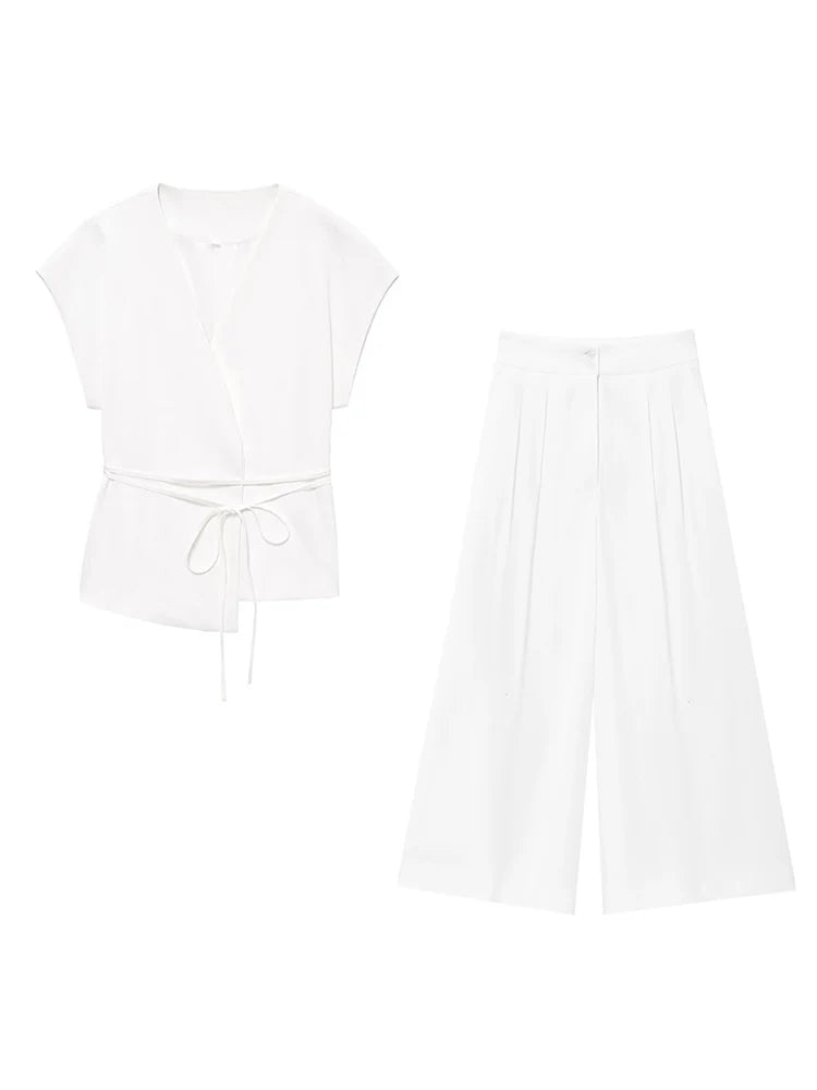 Women's Two Piece Trouser Suit