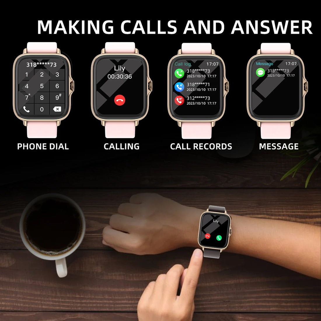Waterproof Smartwatch 1.83"