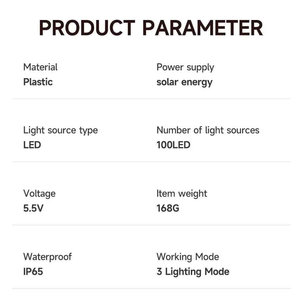 100 LED Solar Motion Wall Light
