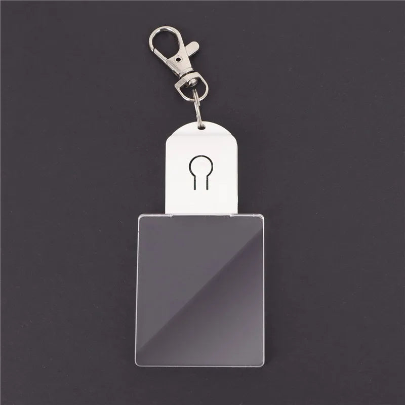 RGB Acrylic LED Keychain