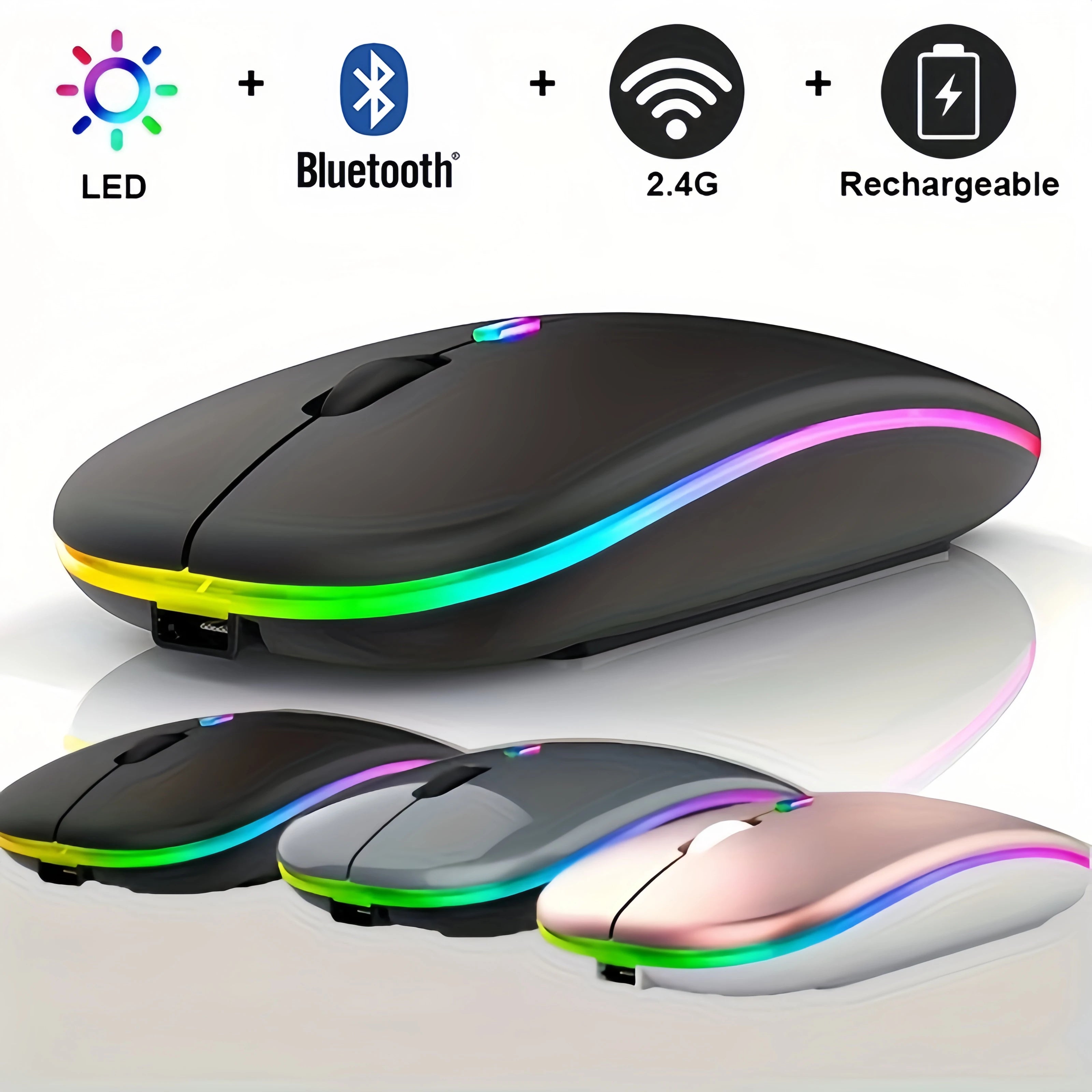 Wireless RGB Bluetooth Mouse
