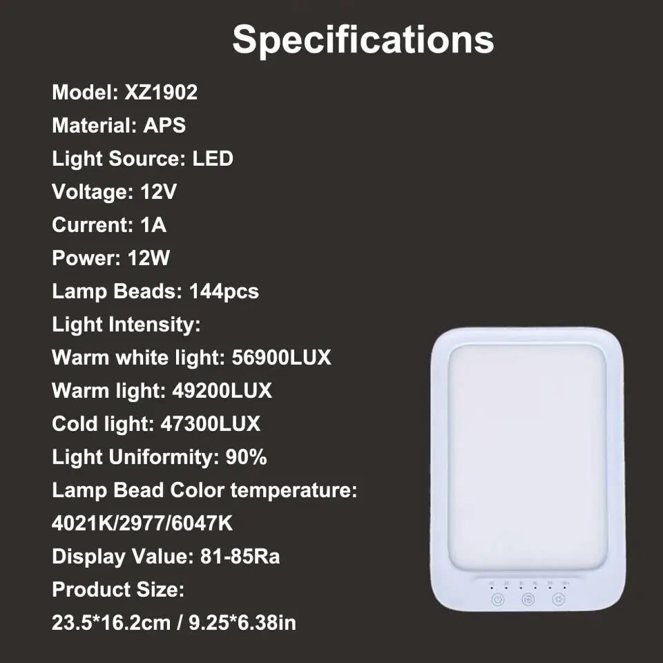LED Light Therapy Lamp
