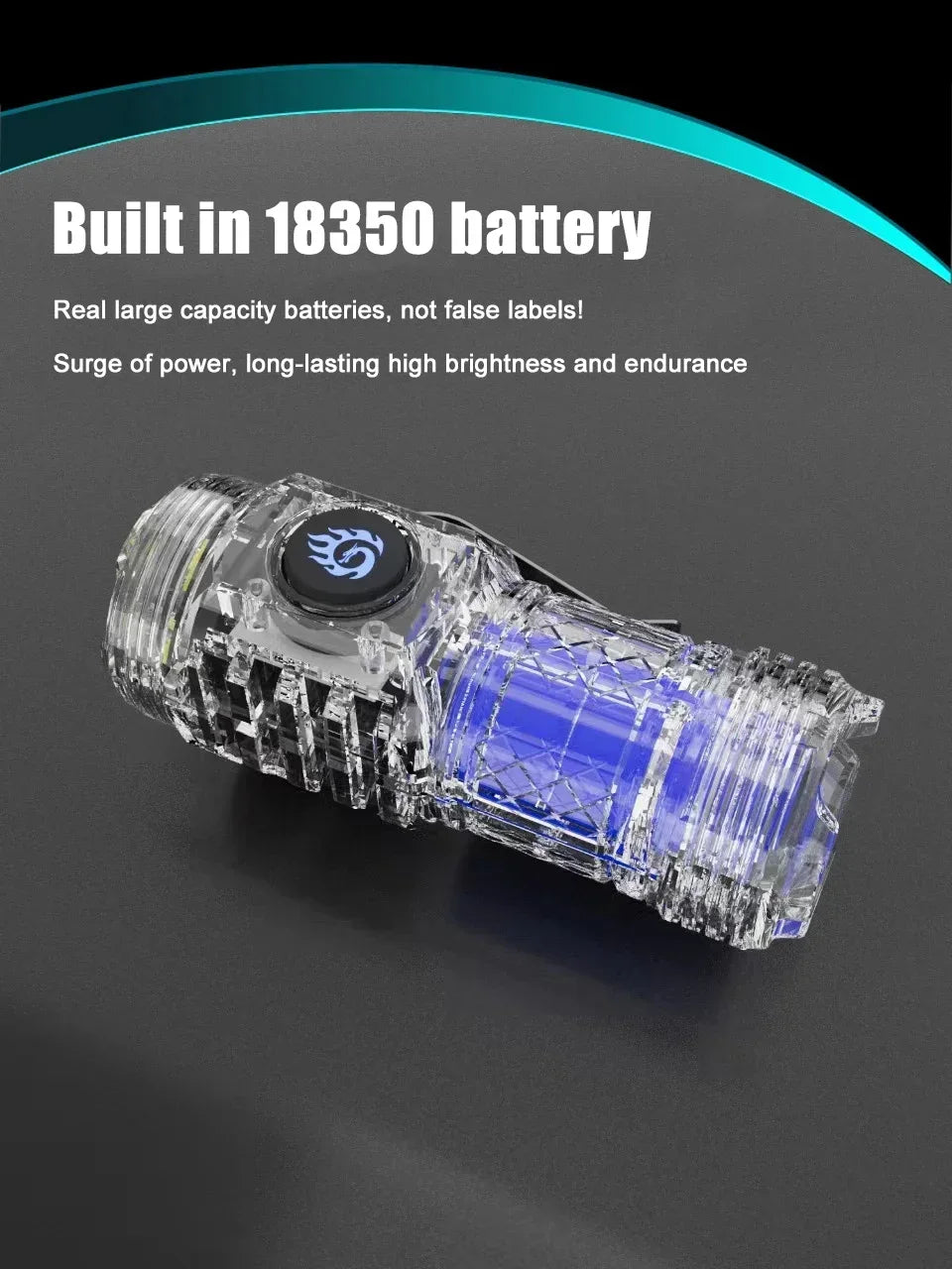 High-Quality LED Rechargeable Flashlight