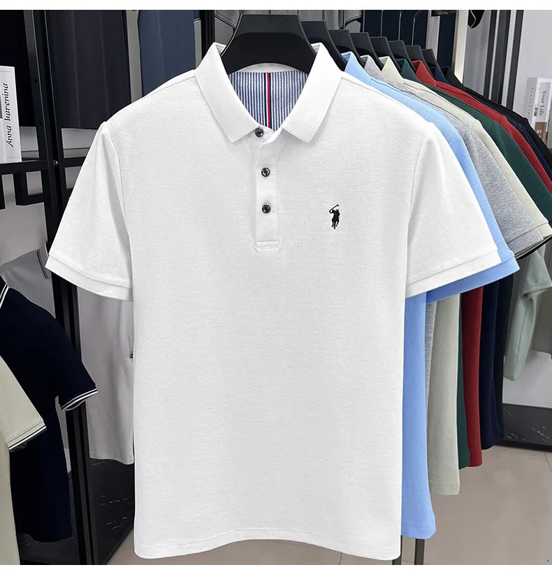 Men's Cotton Polo Shirt Embroidered