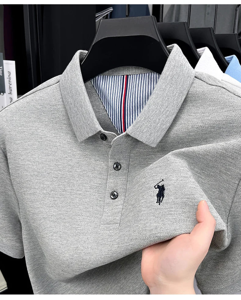 Men's Cotton Polo Shirt Embroidered