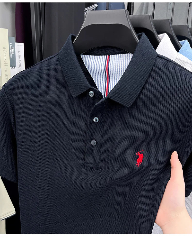 Men's Cotton Polo Shirt Embroidered