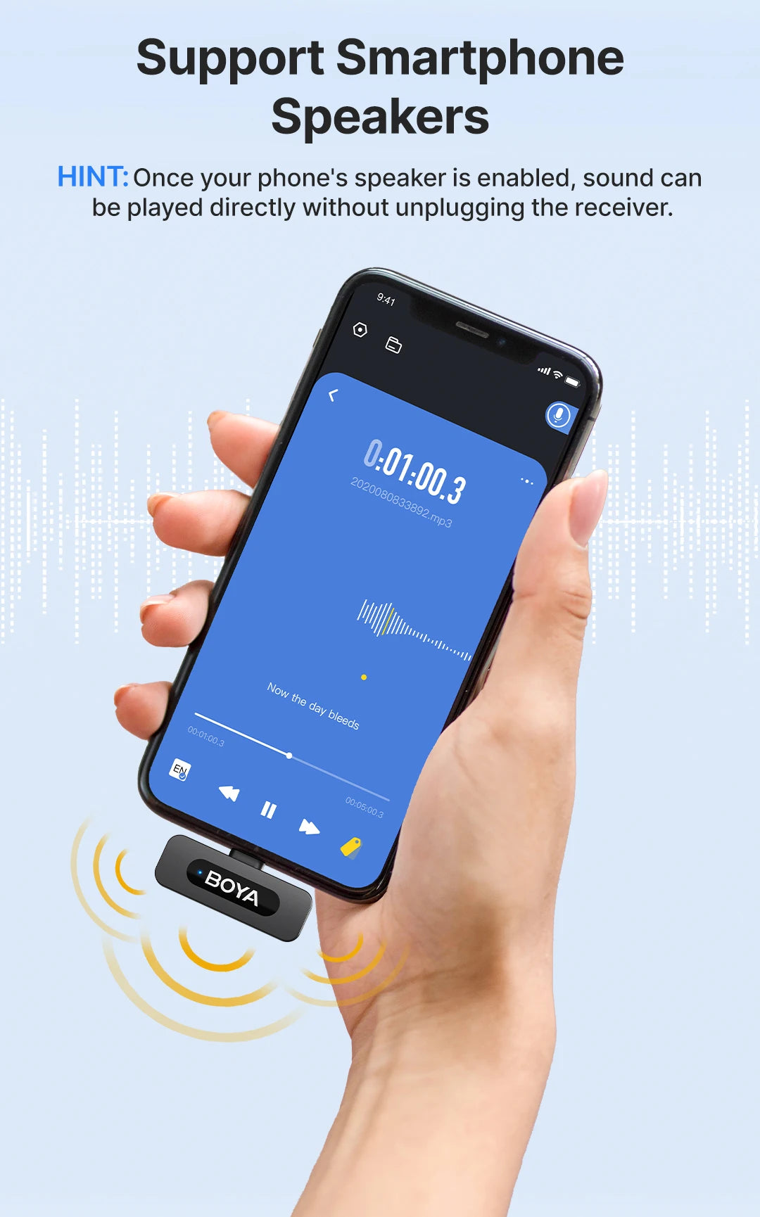 BOYA Wireless Lavalier Microphone System